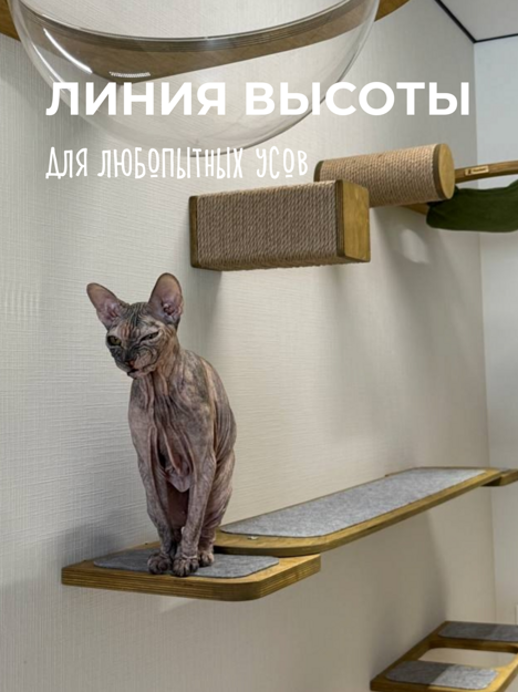 Мост для кошек Hunnkatt "Borde" с парящим эффектом
