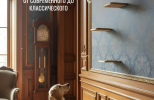 Настенный игровой комплекс для кошек Stund с парящим эффектом