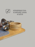 Полка-кормушка настенная для кошек Appetitt V2 на правую сторону