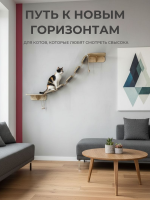 Мостик настенный для кошек Экстрим