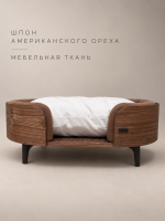 Диван для кошек и собак Forelsket Walnut шпон американского ореха